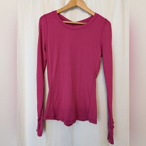 lululemon athletica Pink Long Sleeve Top
